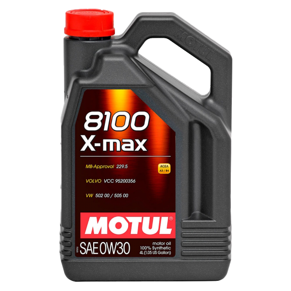 Моторное масло Motul 8100 X-MAX 0W-30, 4л